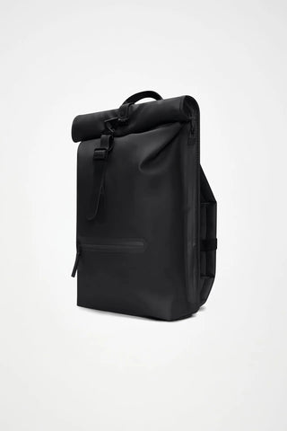 RAINS ROLLTOP RUCKSACK BLACK 13320001