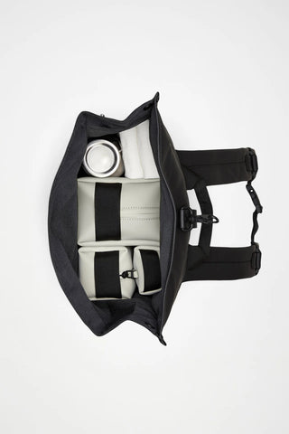 RAINS ROLLTOP RUCKSACK BLACK 13320001
