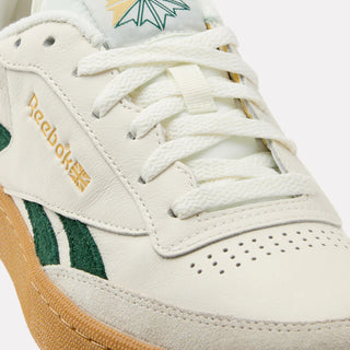 REEBOK CLUB C REVENGE VINTAGE CHALK DARK GREEN GUM  100244951-4136