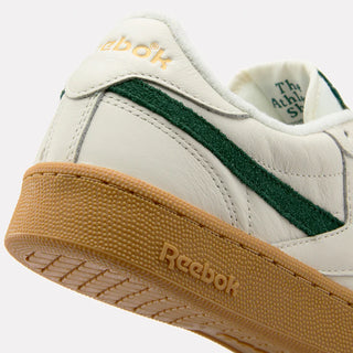 REEBOK CLUB C REVENGE VINTAGE CHALK DARK GREEN GUM  100244951-4136