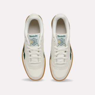 REEBOK CLUB C REVENGE VINTAGE CHALK DARK GREEN GUM  100244951-4136