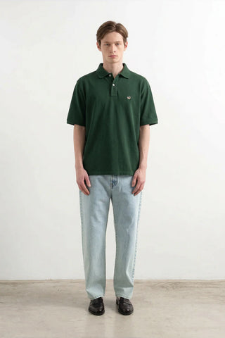 EDMMOND DUCK POLO PLAIN DARK GREEN