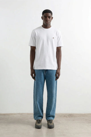 EDMMOND DUCK PATCH T-SHIRT PLAIN WHITE