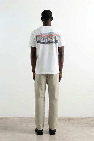 EDMMOND ANTIQUES T-SHIRT PLAIN WHITE