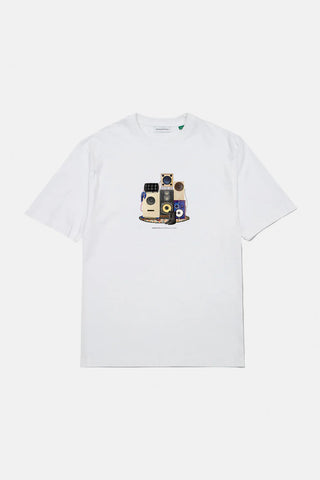 EDMMOND SOUND SYSTEM T-SHIRT PLAIN WHITE