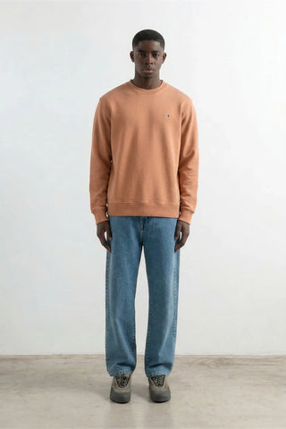 EDMMOND DUCK PATCH SWEATSHIRT PLAIN COPPER