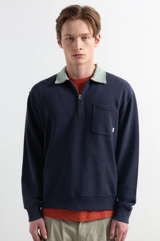 EDMMOND TEMPLE SWEATSHIRT PLAIN NAVY