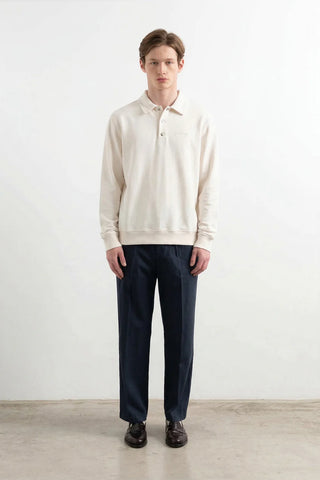EDMMOND MINI LOGO POLO PLAIN OFFWHITE
