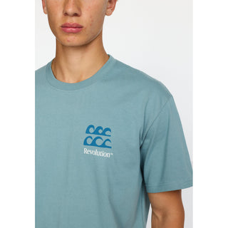 REVOLUTION 1453 SUM T-SHIRT BLUE