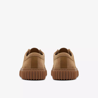 CLARKS TORHILL LO DARK SAND SUEDE