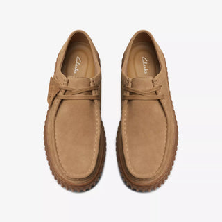 CLARKS TORHILL LO DARK SAND SUEDE