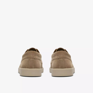 CLARKS LOCKFORD BOAT DARK SAND SUEDE