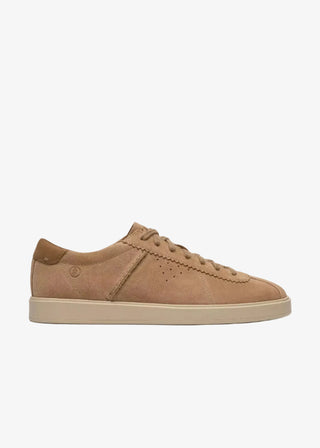 CLARKS LOCKFORD LACE DARK SAND SUEDE