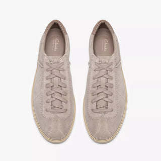 CLARKS LOCKFORD LACE GREY SUEDE