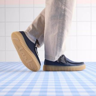 CLARKS TORHILL LO NAVY CANVAS