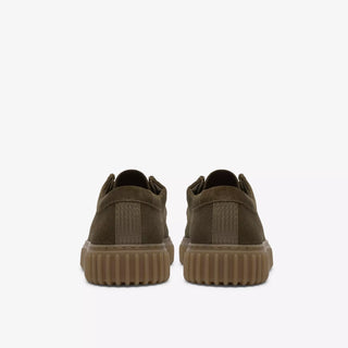 CLARKS TORHILL LO OLIVE SUEDE