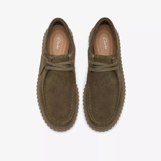 CLARKS TORHILL LO OLIVE SUEDE