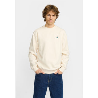 REVOLUTION 2801 DAT REGULAR CREWNECK OFFWHITE MELANGE
