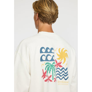 REVOLUTION 2810 SUM REGULAR CREWNECK OFFWHITE