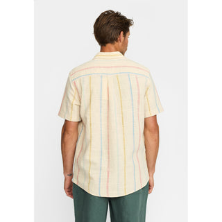 REVOLUTION 3238 SHORT SLEEVES CUBAN SHIRT PURPLE
