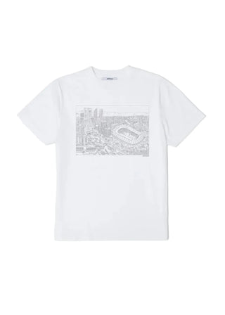 EDMMOND LANDSCAPE T-SHIRT PLAIN WHITE