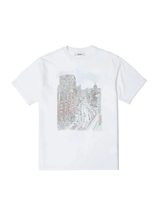 EDMMOND GRAN VIA T-SHIRT PLAIN WHITE