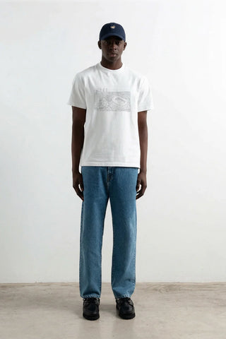 EDMMOND LANDSCAPE T-SHIRT PLAIN WHITE