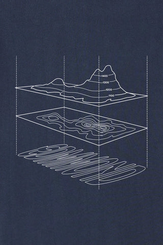 EDMMOND LAYERS T-SHIRT PLAIN NAVY