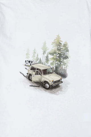 EDMMOND WANDER T-SHIRT PLAIN WHITE