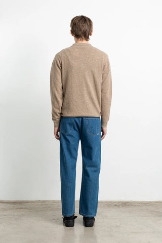 EDMMOND WOOL POLO PLAIN TAN