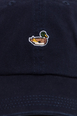 EDMMOND DUCK CAP PLAIN NAVY