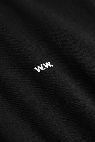 WOOD WOOD WWESSENTIAL SAMI CLASSIC T-SHIRT BLACK