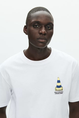 WOOD WOOD WWACE TEE CONE BRIGHT WHITE