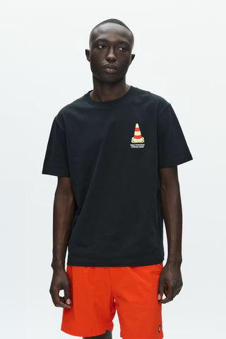 WOOD WOOD WWACE TEE CONE BLACK