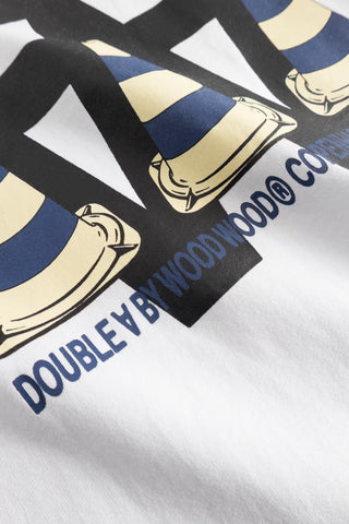 WOOD WOOD WWACE TEE CONE BRIGHT WHITE