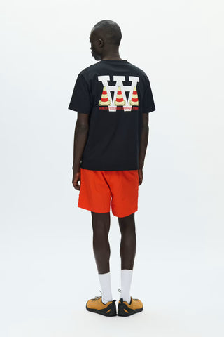 WOOD WOOD WWACE TEE CONE BLACK