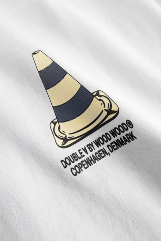 WOOD WOOD WWACE TEE CONE BRIGHT WHITE