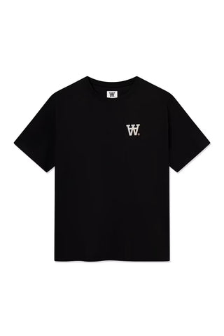 WOOD WOOD WW LIAM  T-SHIRT FENCE BLACK