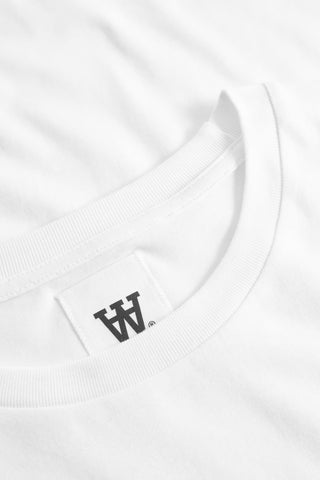 WOOD WOOD WWACE T-SHIRT BRIGHT WHITE