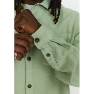 REVOLUTION 3997 CASUAL SHIRT LIGHTGREEN