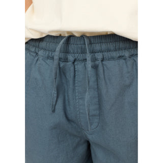 REVOLUTION 4065 LINEN SHORTS DUSTBLUE