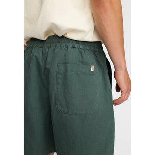 REVOLUTION 4065 LINEN SHORTS DUSTGREEN
