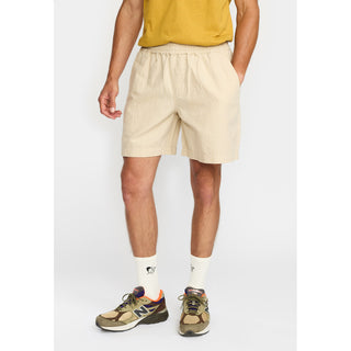 REVOLUTION 4065 LINEN SHORTS OFFWHITE