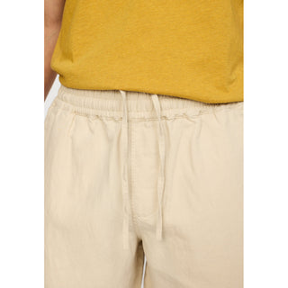 REVOLUTION 4065 LINEN SHORTS OFFWHITE