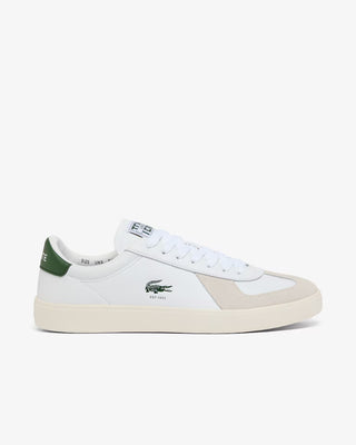 LACOSTE WOMENS BASESHOT PRO SNEAKERS WHITE OFFWHITE 49SMA0028