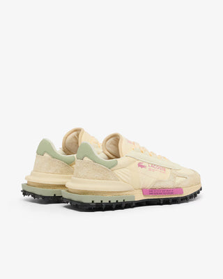 LACOSTE WOMEN'S ELITE ACTIVE SNEAKERS OFFWHITE LIGHT KHAKI 51SFA0055