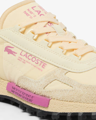 LACOSTE WOMEN'S ELITE ACTIVE SNEAKERS OFFWHITE LIGHT KHAKI 51SFA0055