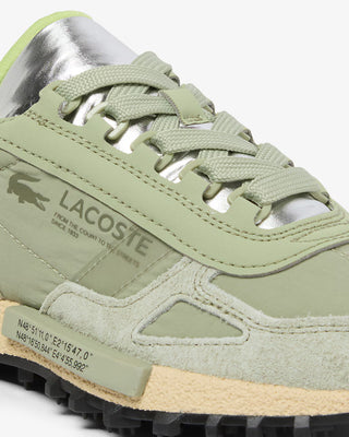 LACOSTE WOMEN'S ELITE ACTIVE SNEAKERS LIGHT KHAKI 51SFA0056