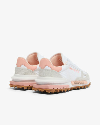 LACOSTE WOMEN'S ELITE ACTIVE SNEAKERS OFFWHITE LIGHT PINK 51SFA0175