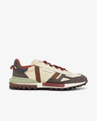 LACOSTE ELITE ACTIVE LT TAN DK BROWN 52SMA0088